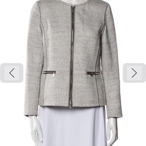 Tweed Pattern Evening Jacket Lafayette 148